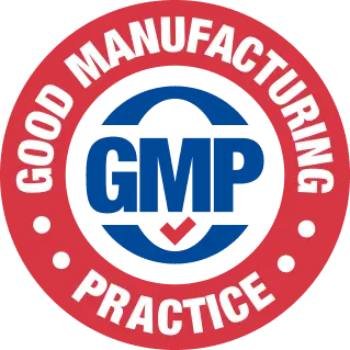Nervala GMP certified facility badge indicating high manufacturing standards