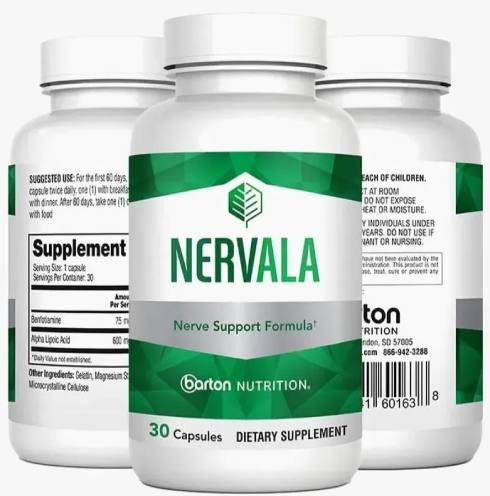 Key benefits of Nervala nerve support supplement for reducing tingling, numbness, and burning sensations